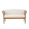 Alaterre Furniture Stamford Eucalyptus Wood Outdoor Bench with Cushions ANSF02EBO - alternate 9
